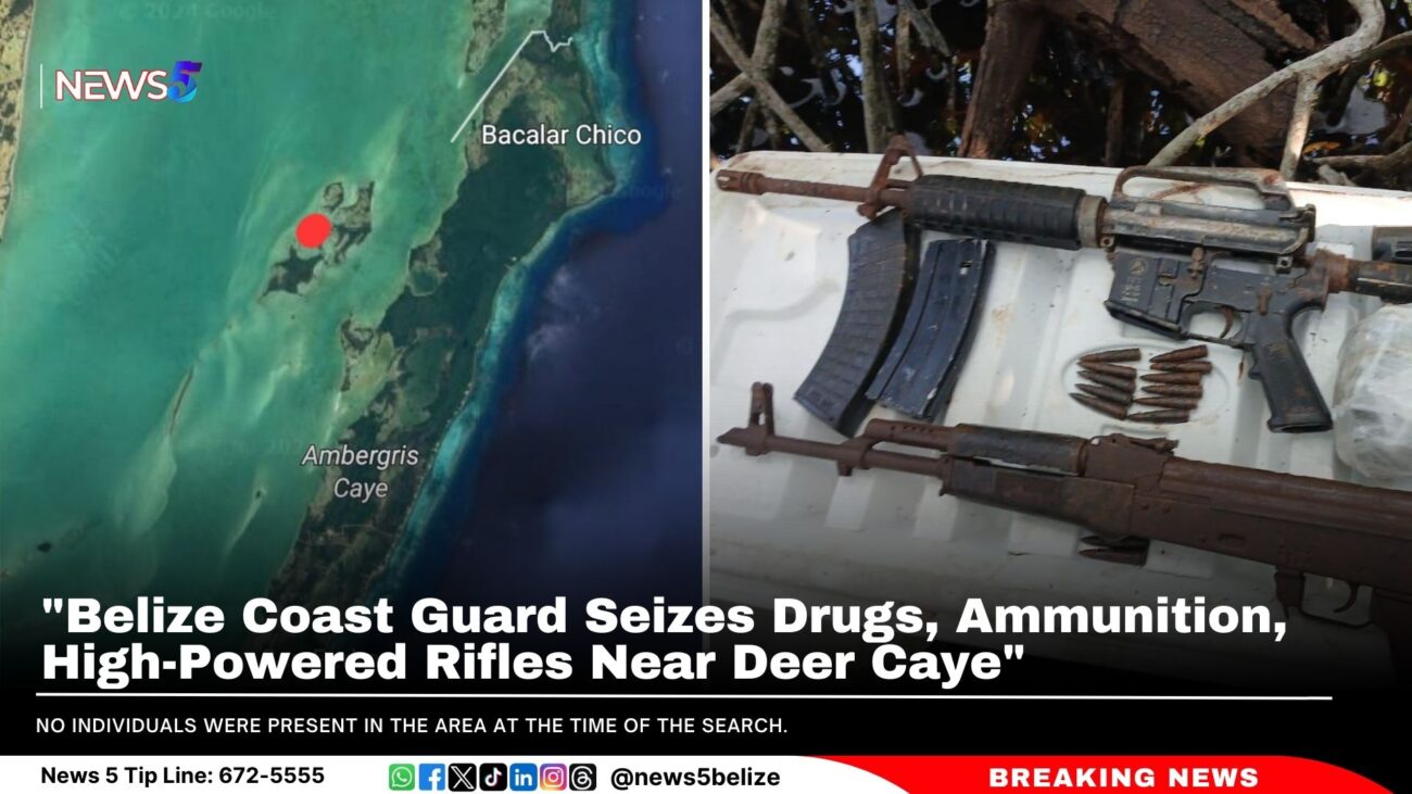 Coast Guard Seizes Drugs, Ammunition, and High-Powered Rifles Near Deer Caye