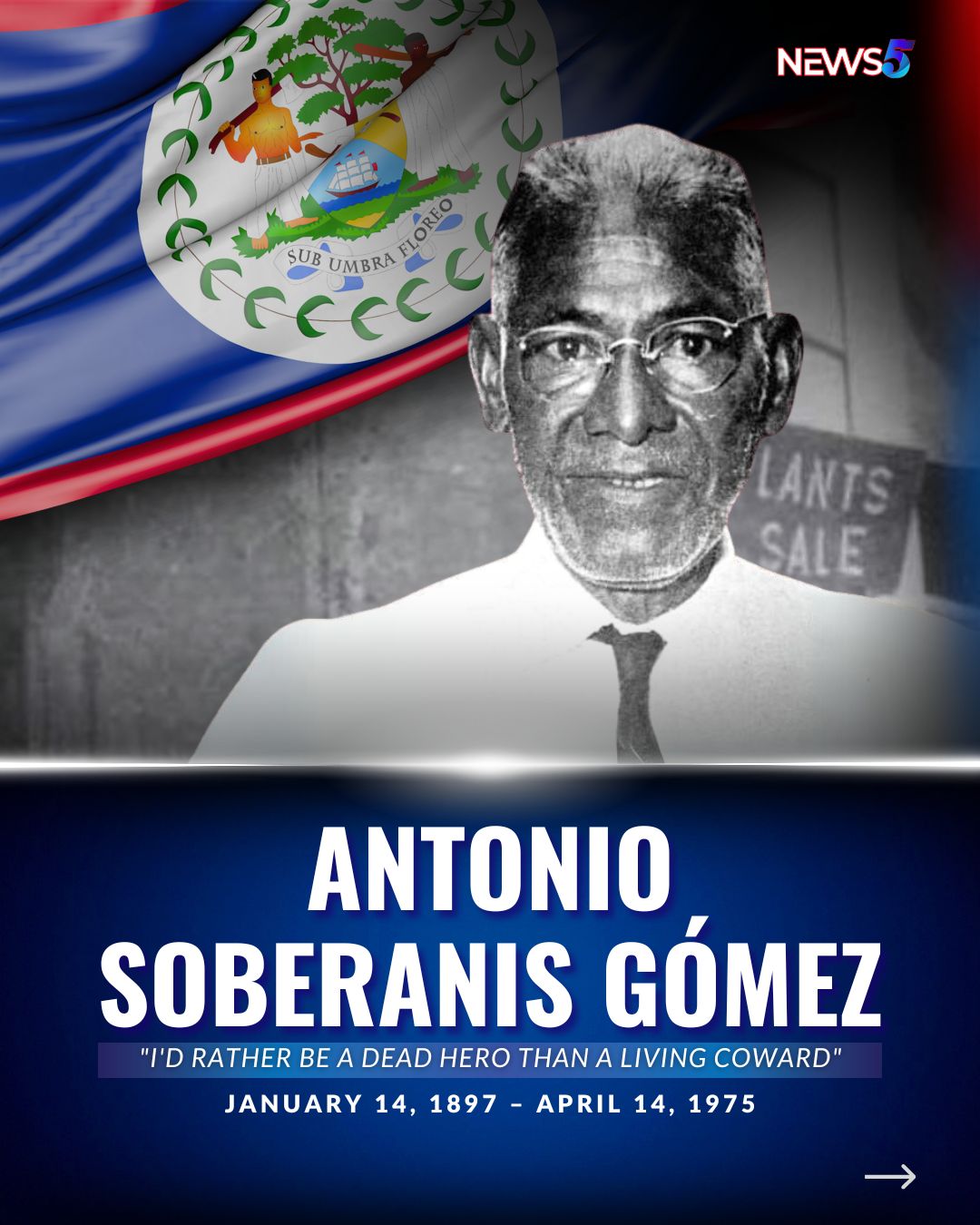 Antonio Soberanis Gómez, a name synonymous with courage and conviction, stands tall in Belizean history as the driving force behind the country’s labour movement.