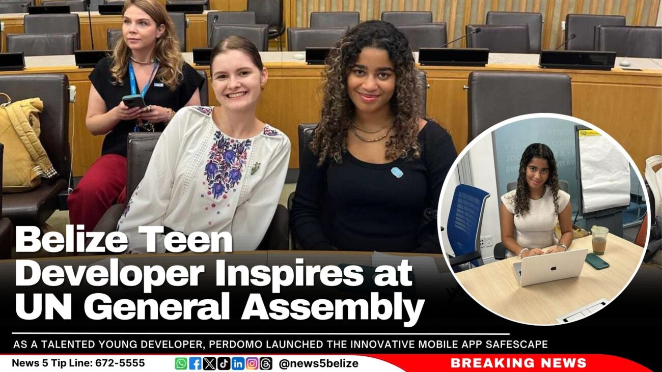 Belize Teen Developer Inspires at UN General Assembly