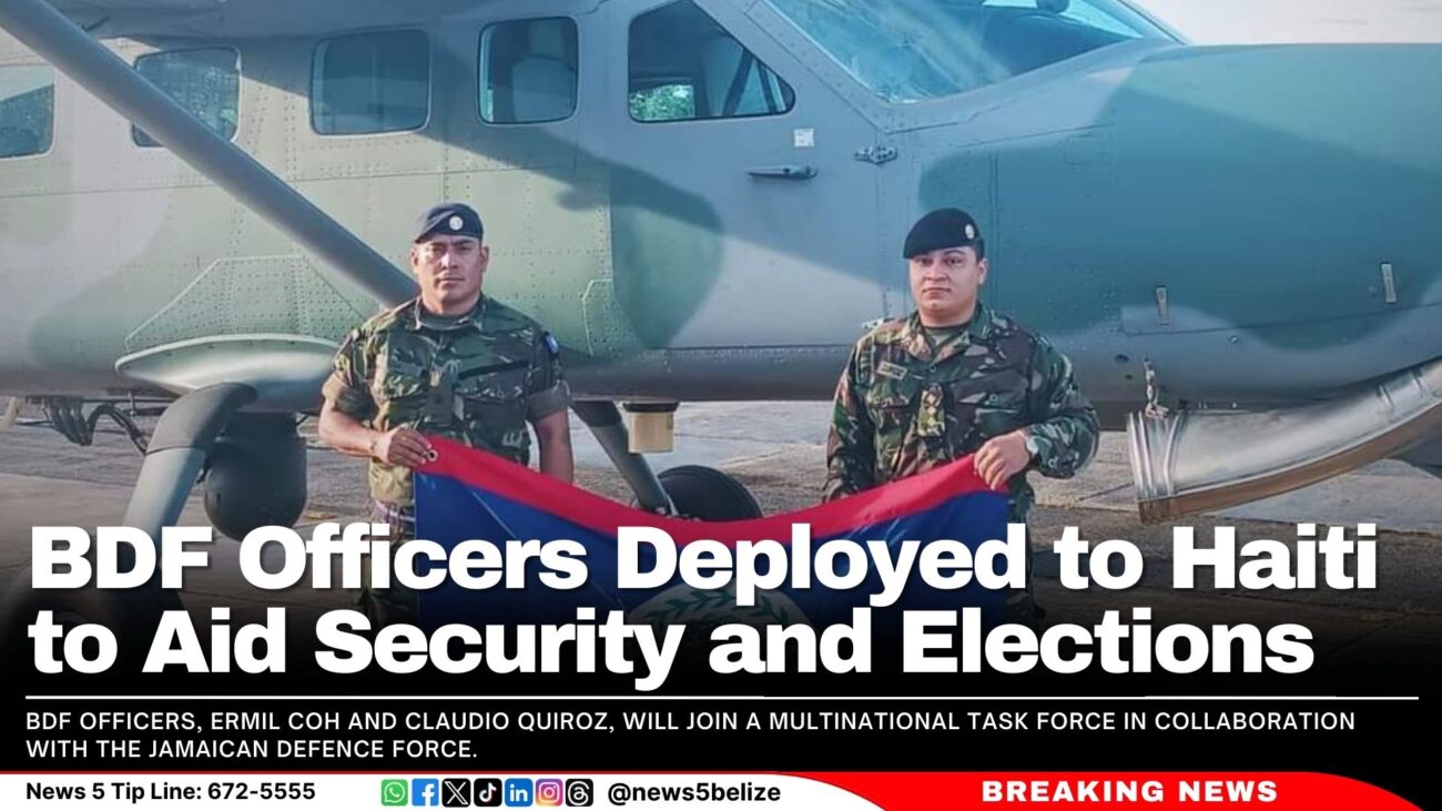 BDF Officers Deployed to Haiti to Aid Security and Elections