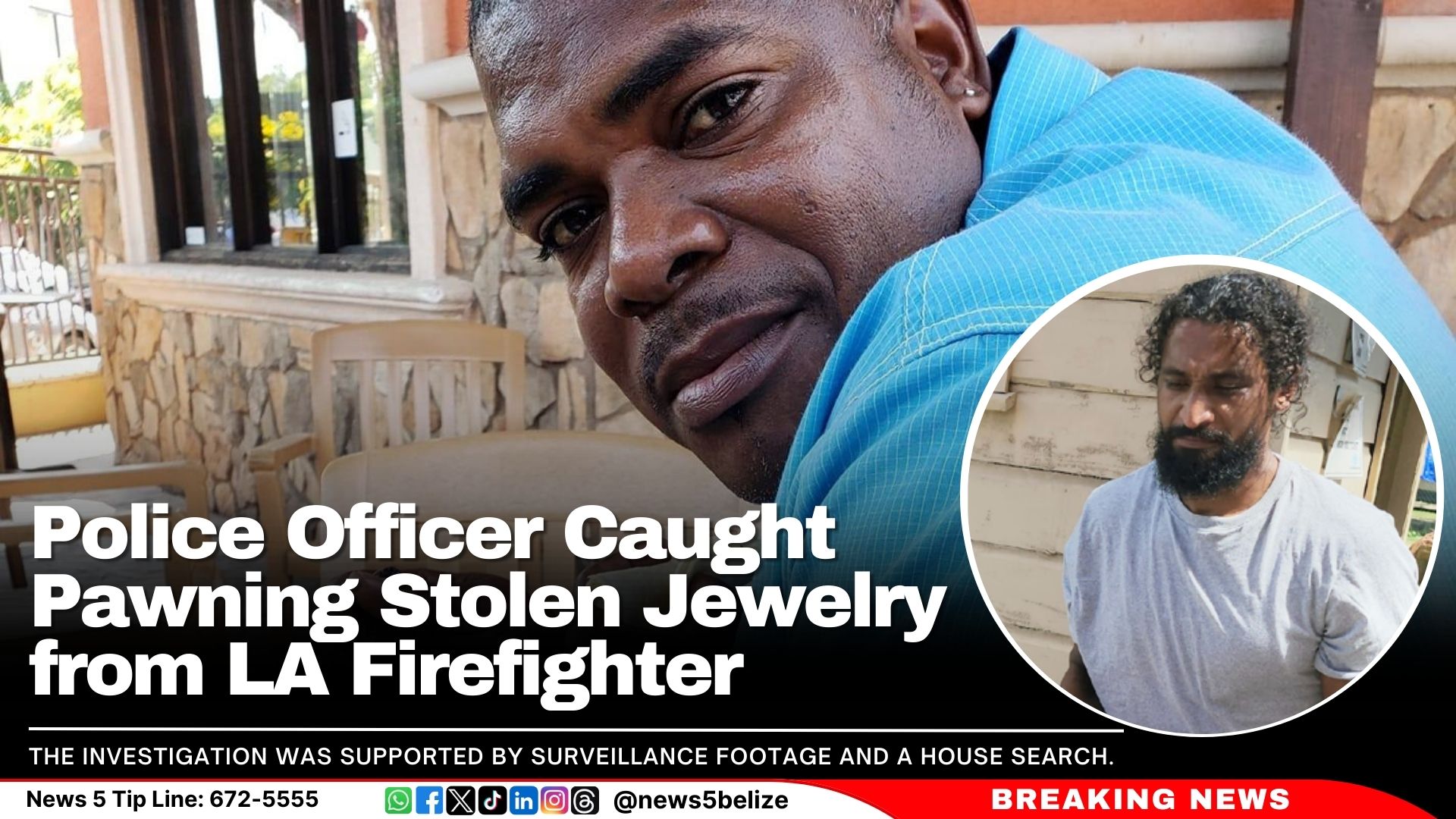 Police Officer Caught Pawning Stolen Jewelry from LA Firefighter