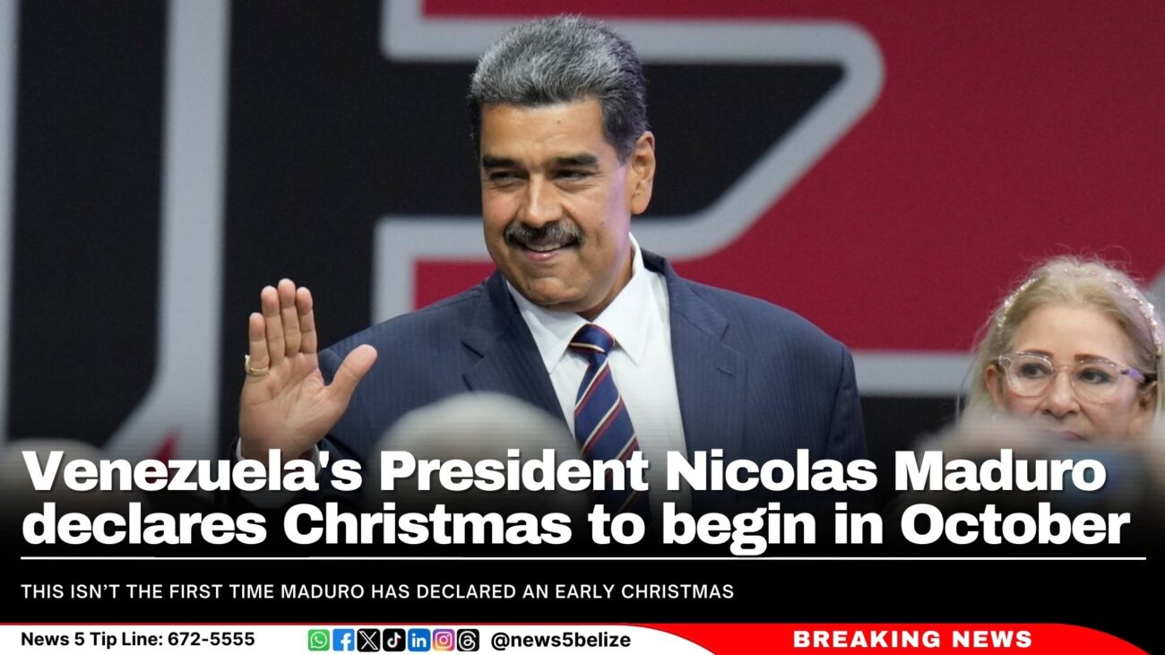 Venezuela's President Nicolas Maduro declares Christmas to begin in October