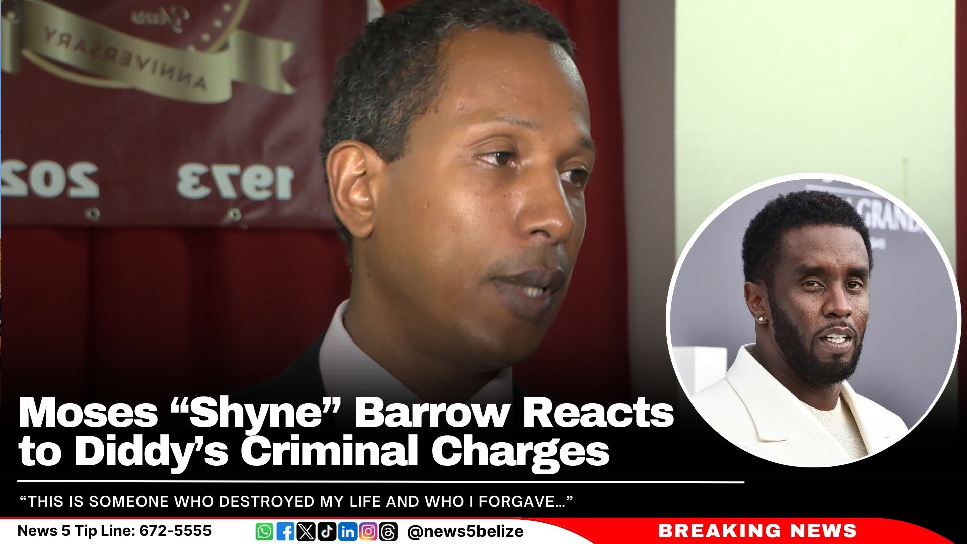 Moses “Shyne” Barrow Reacts to Diddy’s Criminal Charges