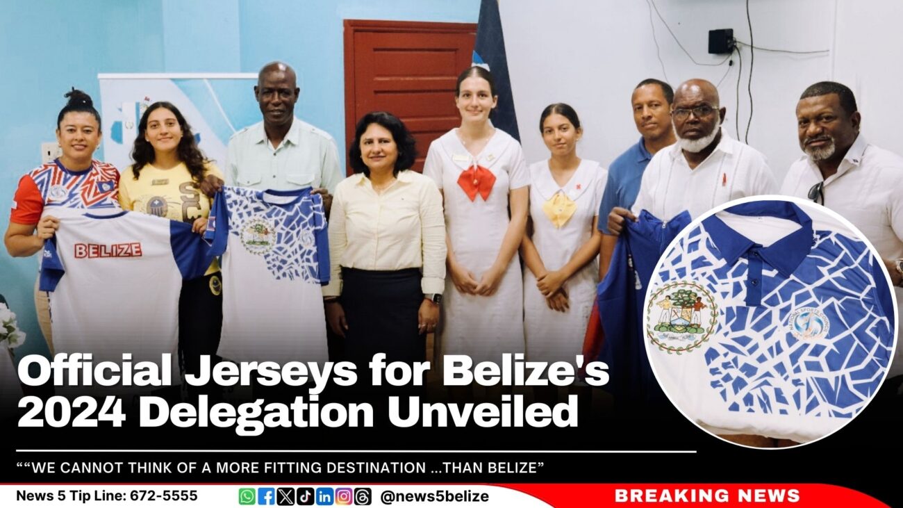 Official Jerseys for Belize's 2024 Delegation Unveiled