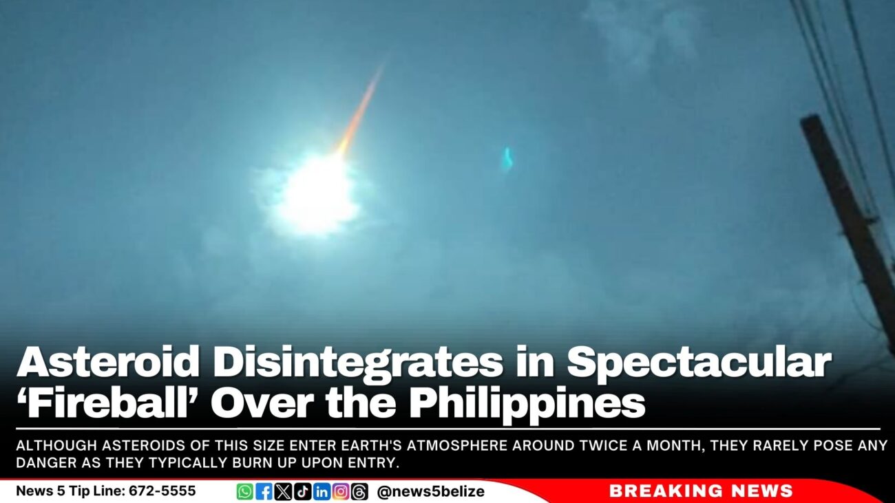 Asteroid Disintegrates in Spectacular ‘Fireball’ Over the Philippines