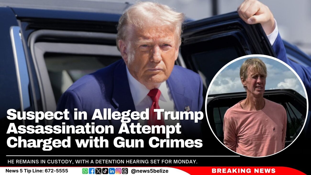 Suspect in Alleged Trump Assassination Attempt Charged with Gun Crimes