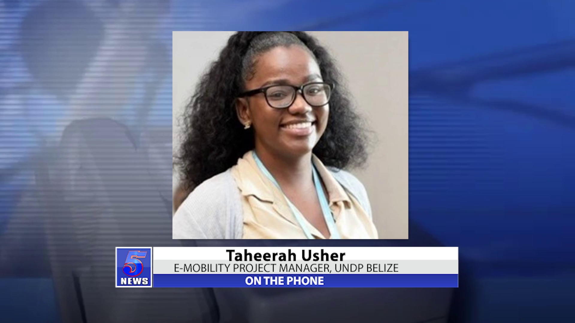 On the phone: Taheerah Usher