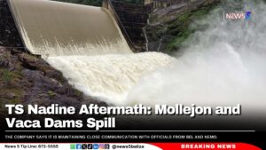 TS Nadine Aftermath: Mollejon and Vaca Dams Spill 