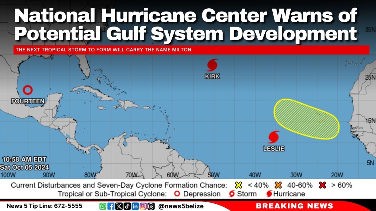 National Hurricane Center Warns of Potential Gulf System Development