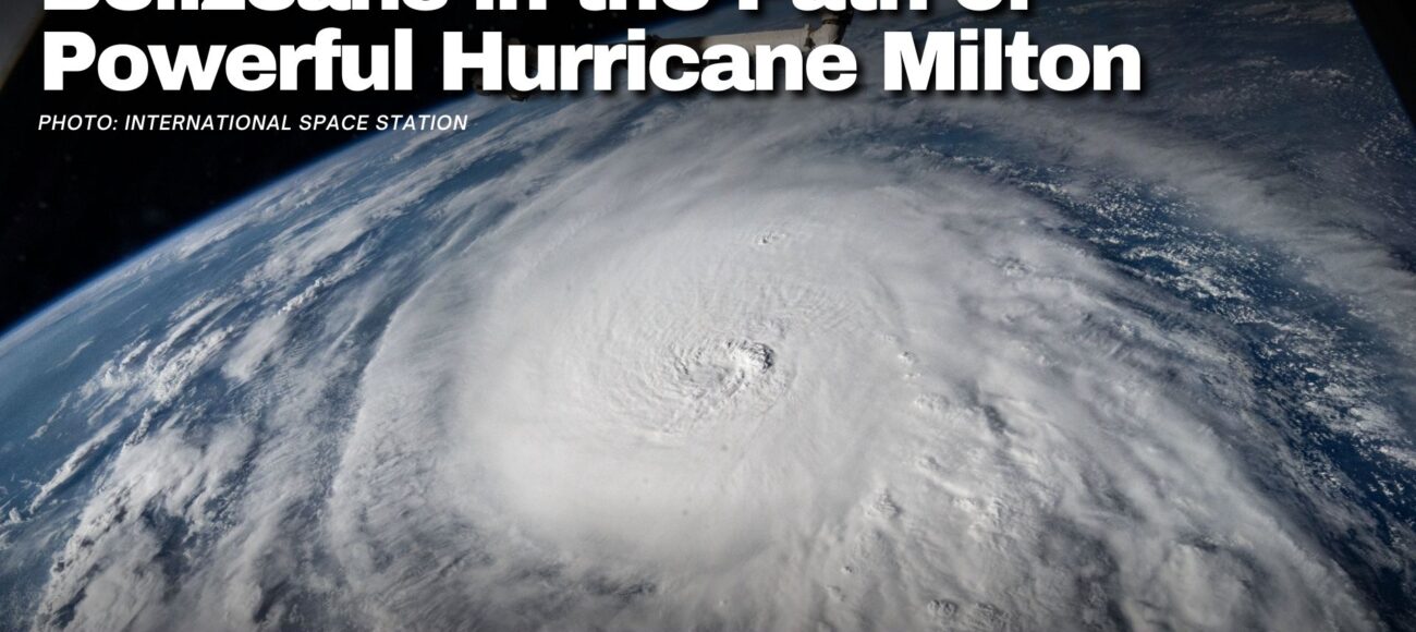 Belizeans in the Path of Powerful Hurricane Milton