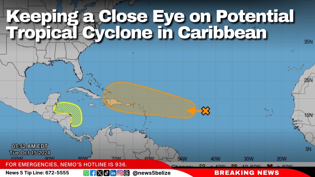 Keeping a Close Eye on Potential Tropical Cyclone in Caribbean