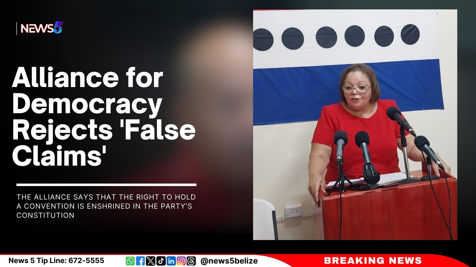 Alliance for Democracy Rejects 'False Claims' 