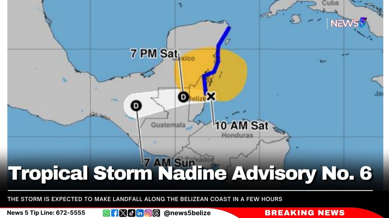 Tropical Storm Nadine Advisory No. 6