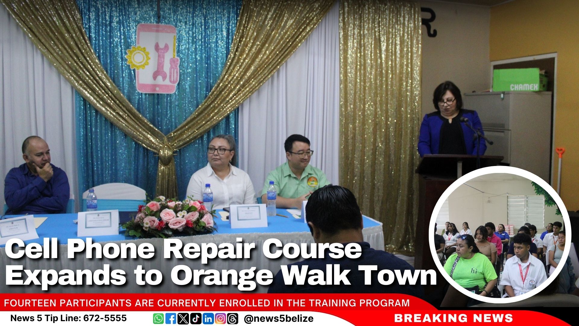 Cell Phone Repair Course Expands to Orange Walk Town