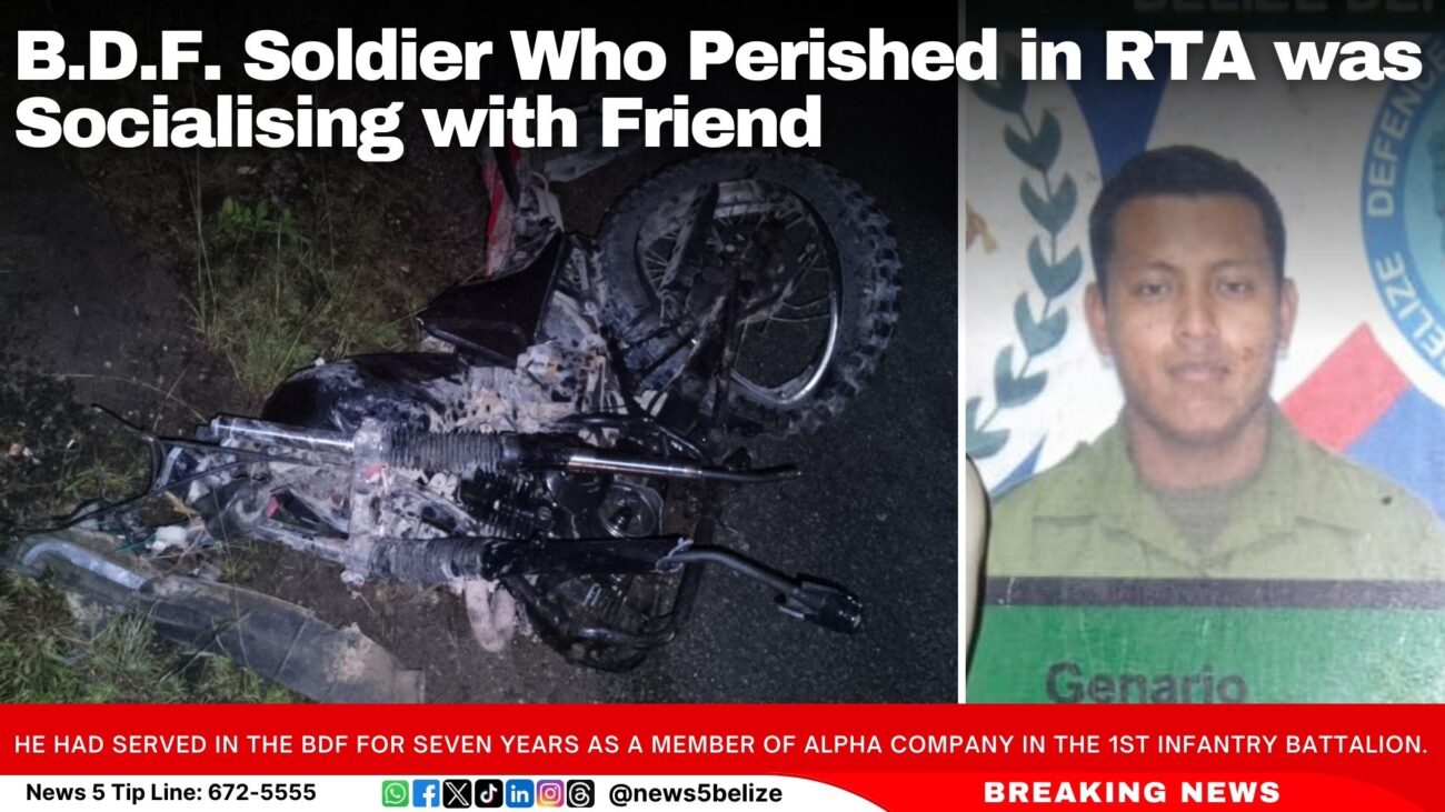 B.D.F. Soldier Who Perished in RTA was Socialising with Friend 