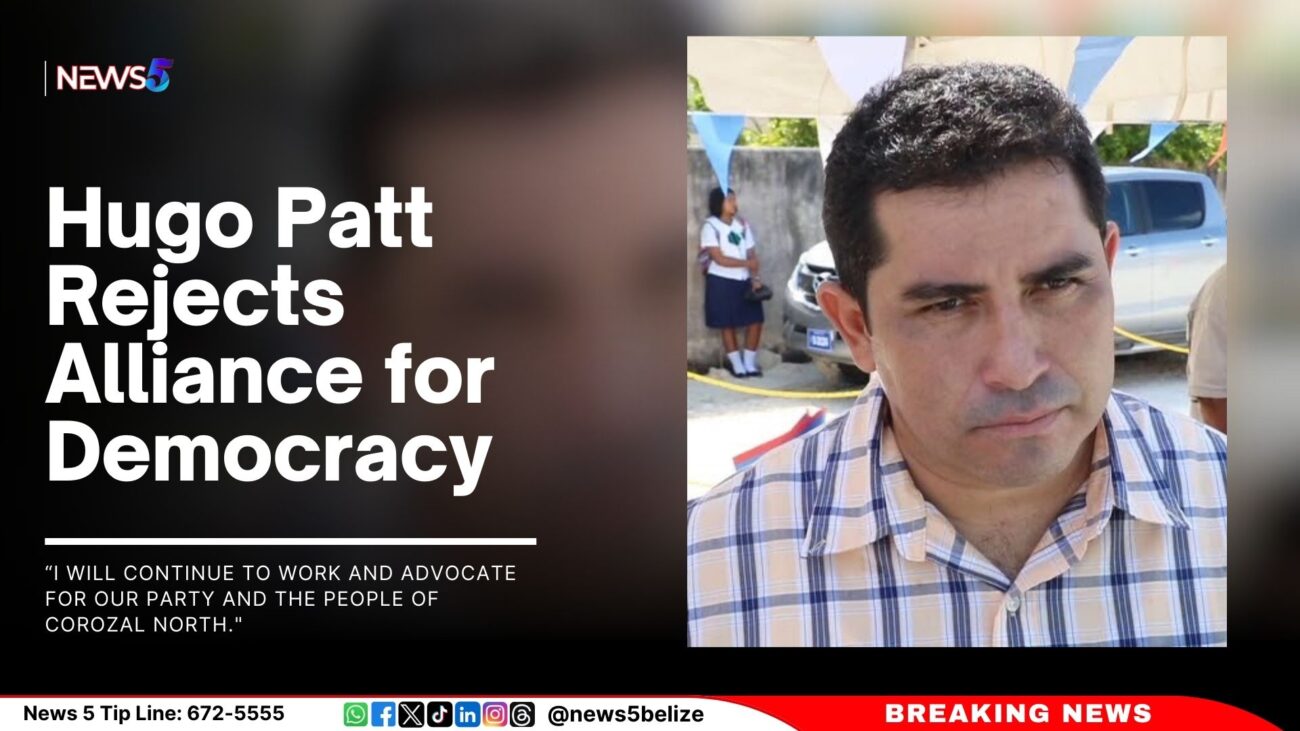 Hugo Patt Rejects Alliance for Democracy 