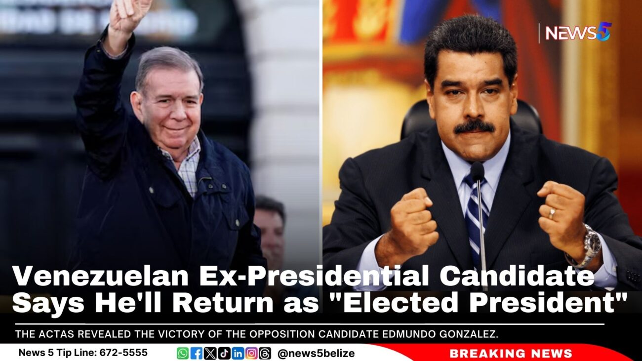 Venezuelan Ex-Presidential Candidate Says He'll Return as "Elected President"