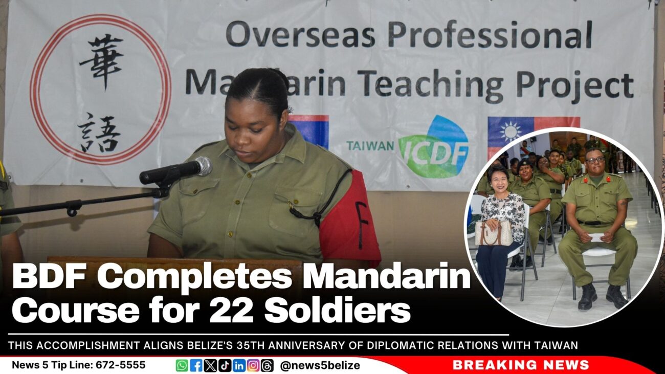 BDF Completes Mandarin Course for 22 Soldiers