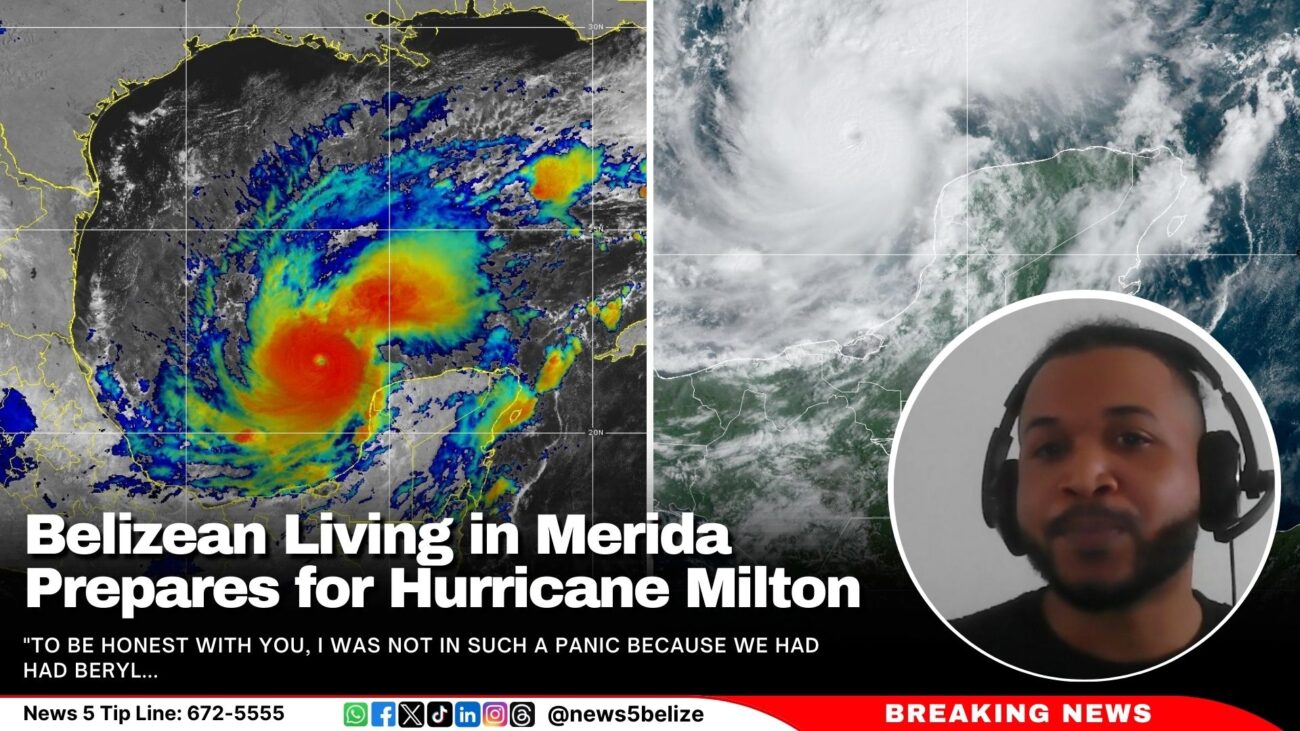 Belizean Living in Merida Prepares for Hurricane Milton