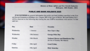 2025 Public and Bank Holidays Announced 