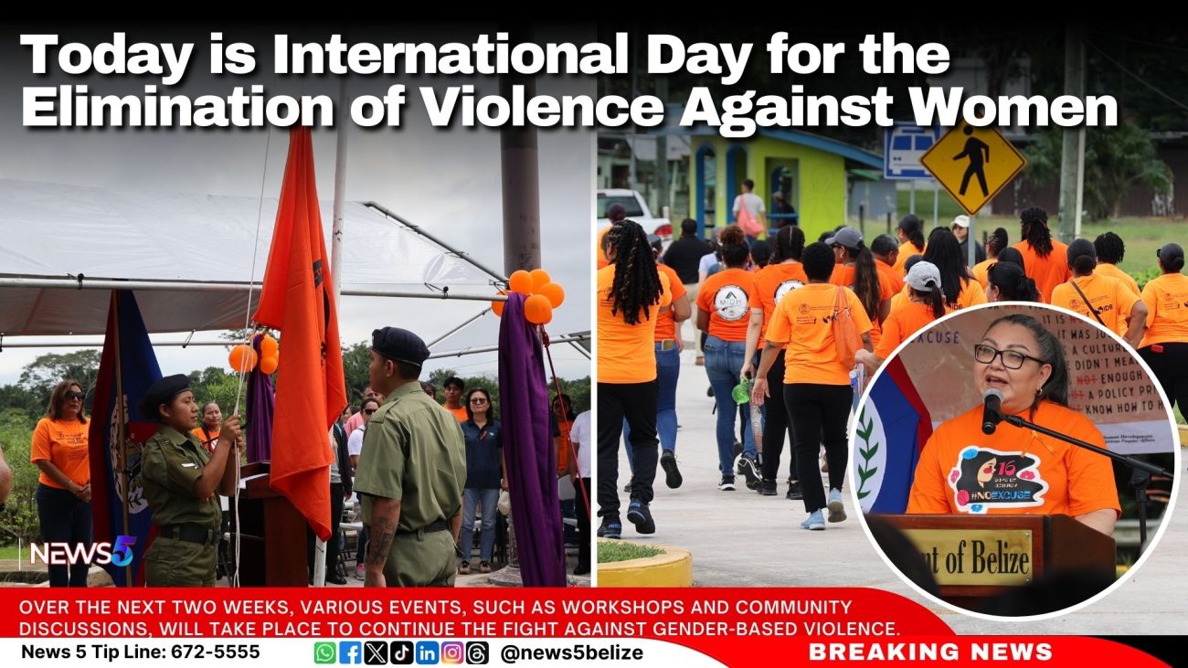 Today is International Day for the Elimination of Violence Against Women