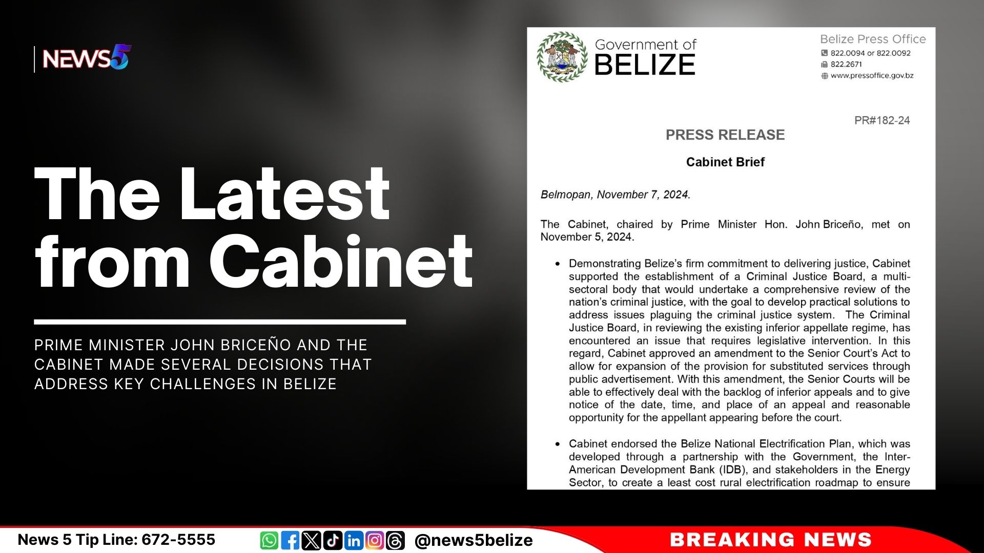 The Latest from Cabinet