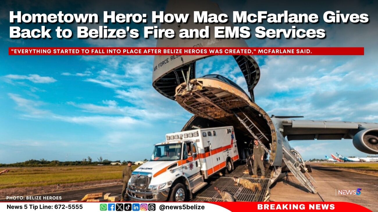 Hometown Hero: How Mac McFarlane Gives Back to Belize's Fire and EMS Services