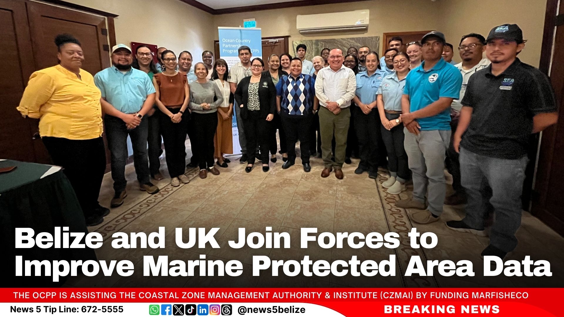 Belize and UK Join Forces to Improve Marine Protected Area Data