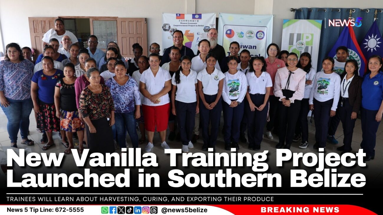 New Vanilla Training Project Launched in Southern Belize