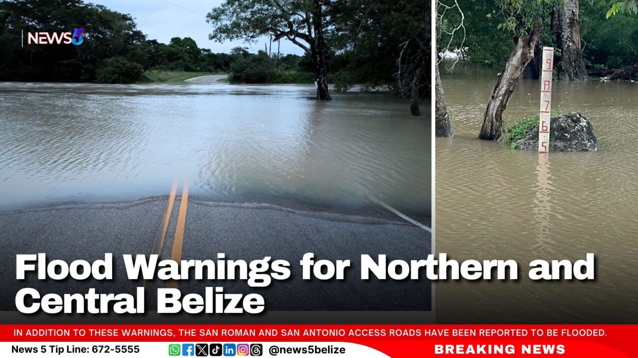 Flood Warnings for Northern and Central Belize