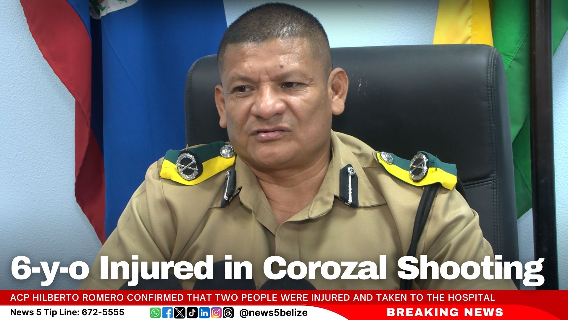 6-y-o Injured in Corozal Shooting