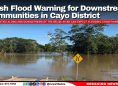 Flash Flood Warning for Downstream Communities in Cayo District