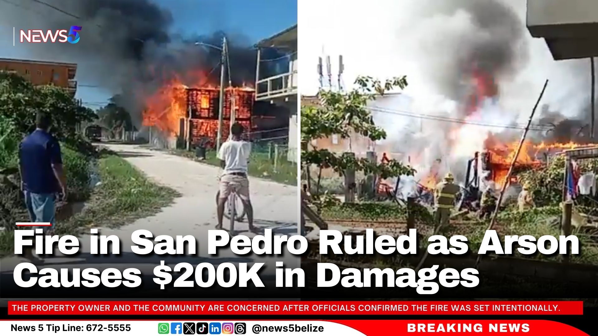 Fire in San Pedro Ruled as Arson Causes $200K in Damages