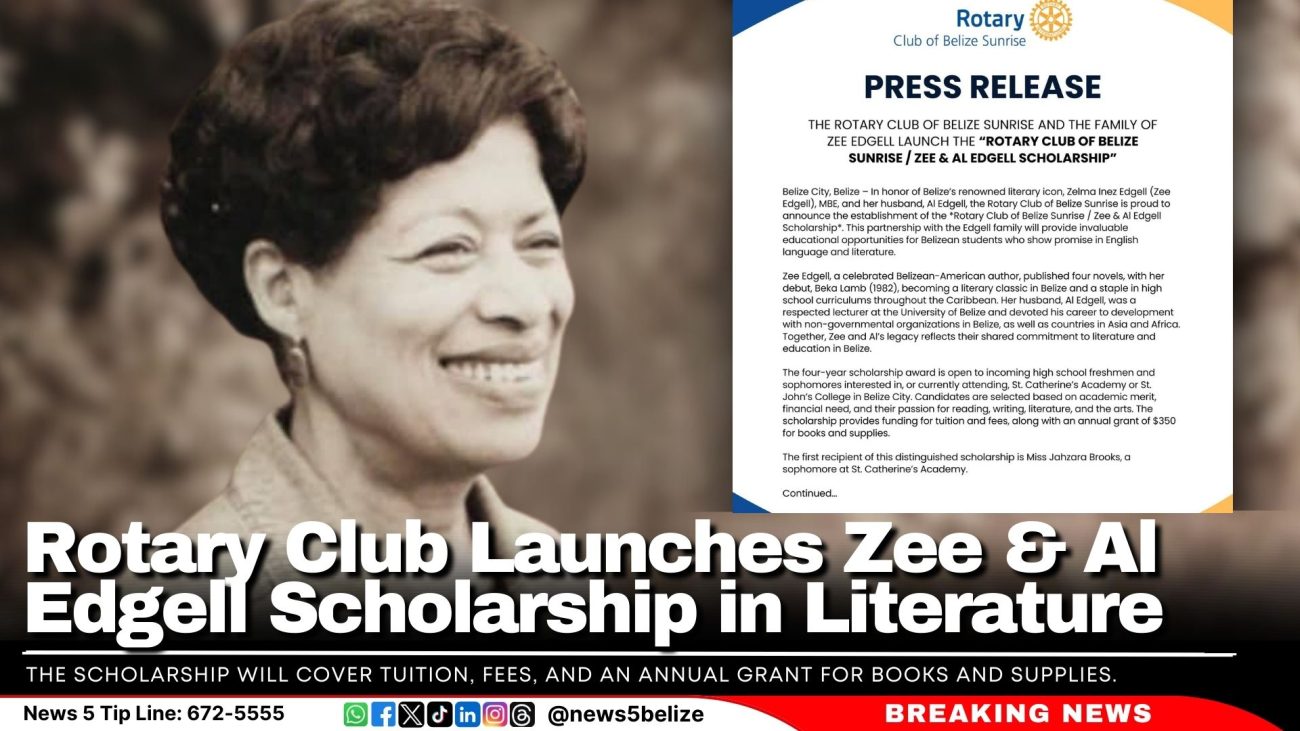 Rotary Club Launches Zee & Al Edgell Scholarship in Literature