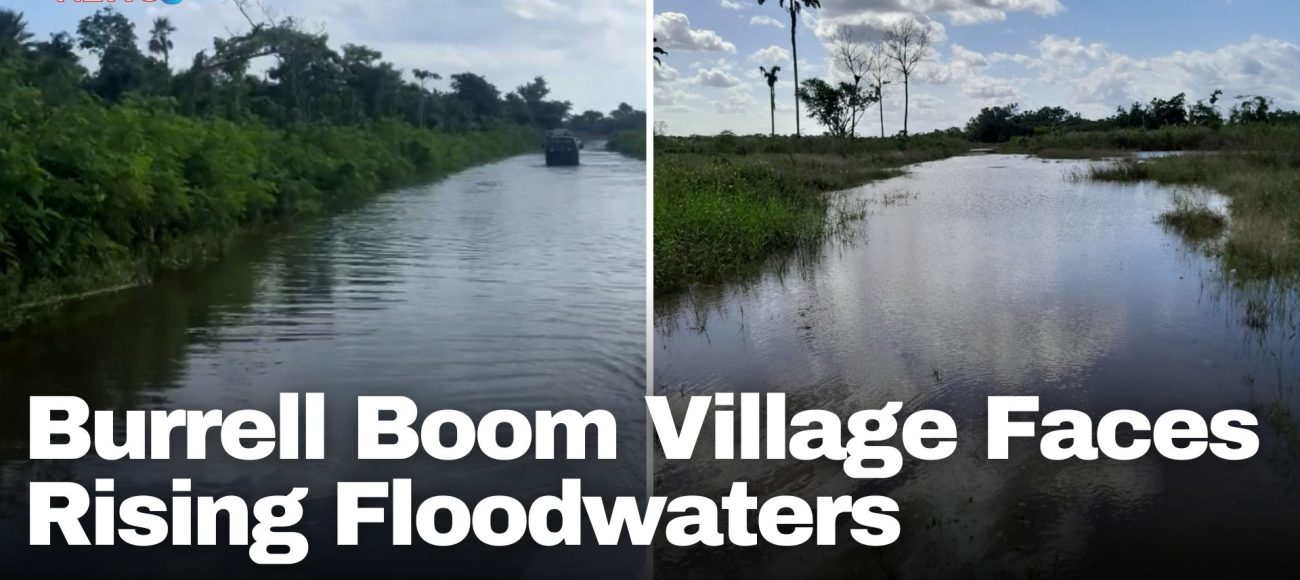 Burrell Boom Village Faces Rising Floodwaters