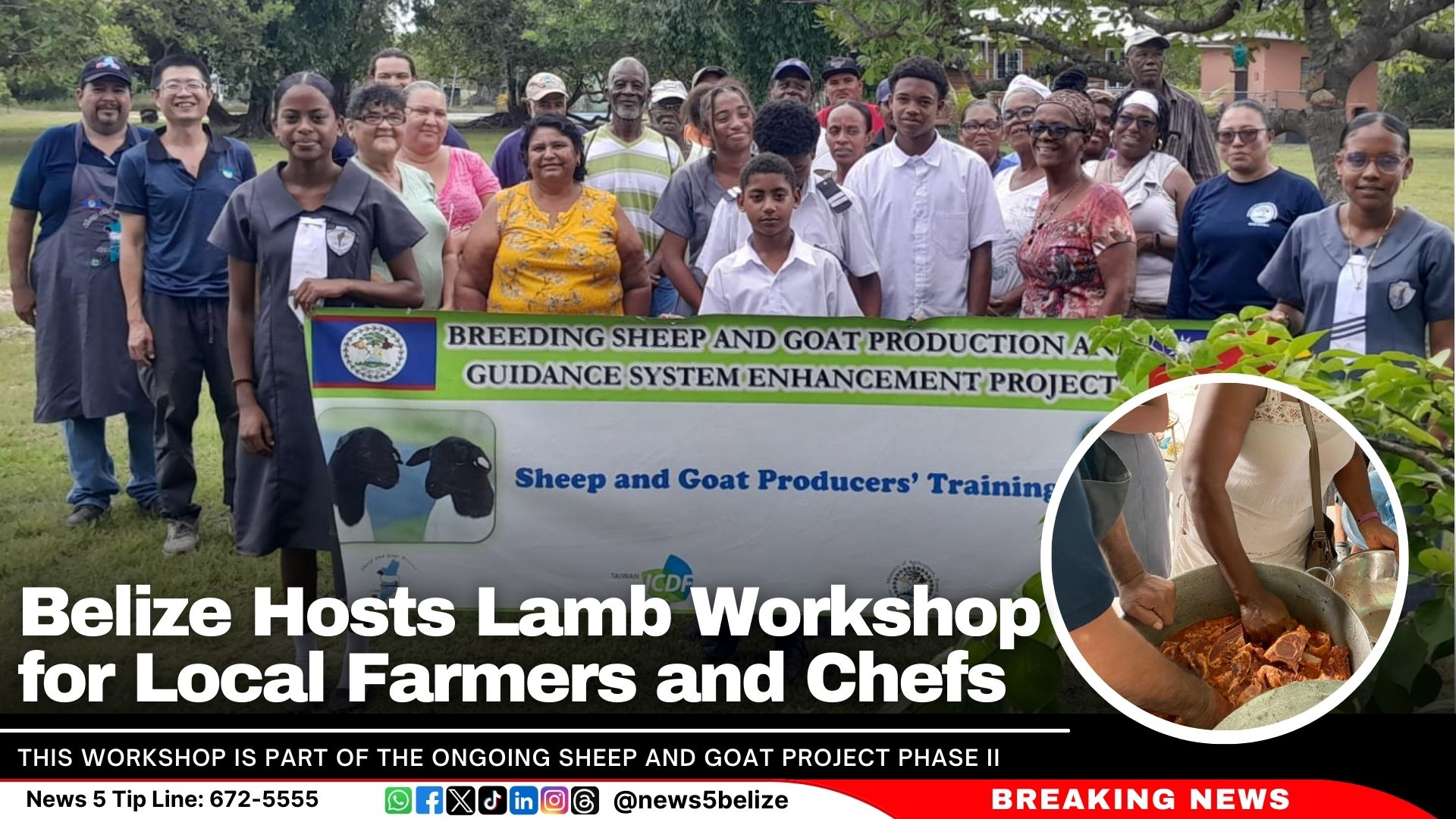 Belize Hosts Lamb Workshop for Local Farmers and Chefs