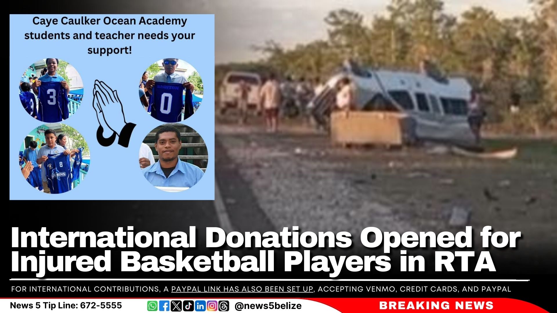 International Donations Opened for Injured Basketball Players in RTA