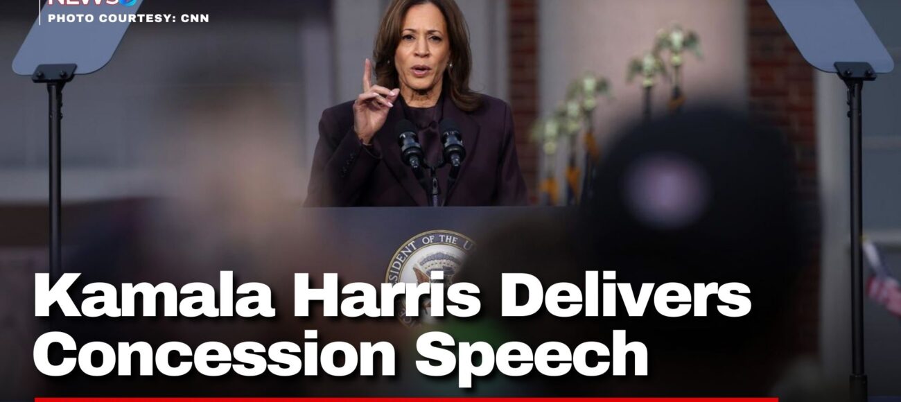 Kamala Harris Delivers Concession Speech 