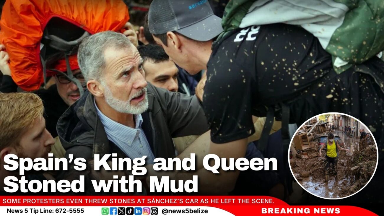 Spain’s King and Queen Stoned with Mud 