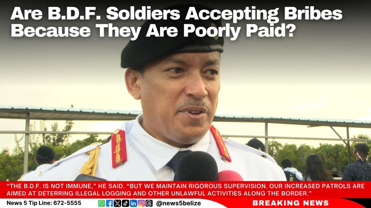 Are B.D.F. Soldiers Accepting Bribes Because They Are Poorly Paid?