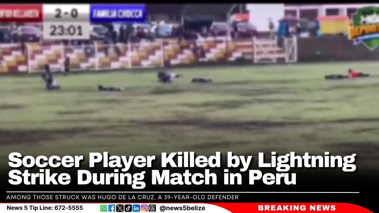 Soccer Player Killed by Lightning Strike During Match in Peru