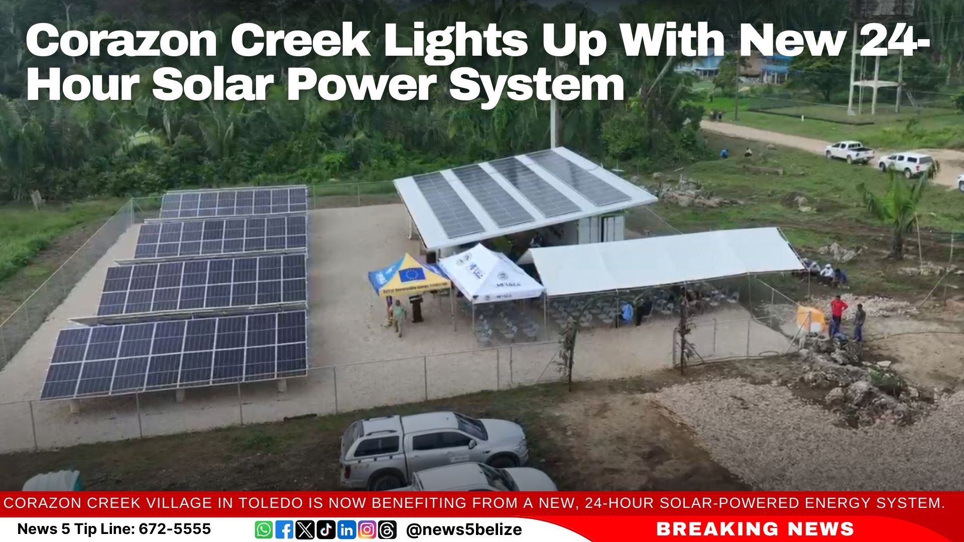 Corazon Creek Lights Up With New 24-Hour Solar Power System 