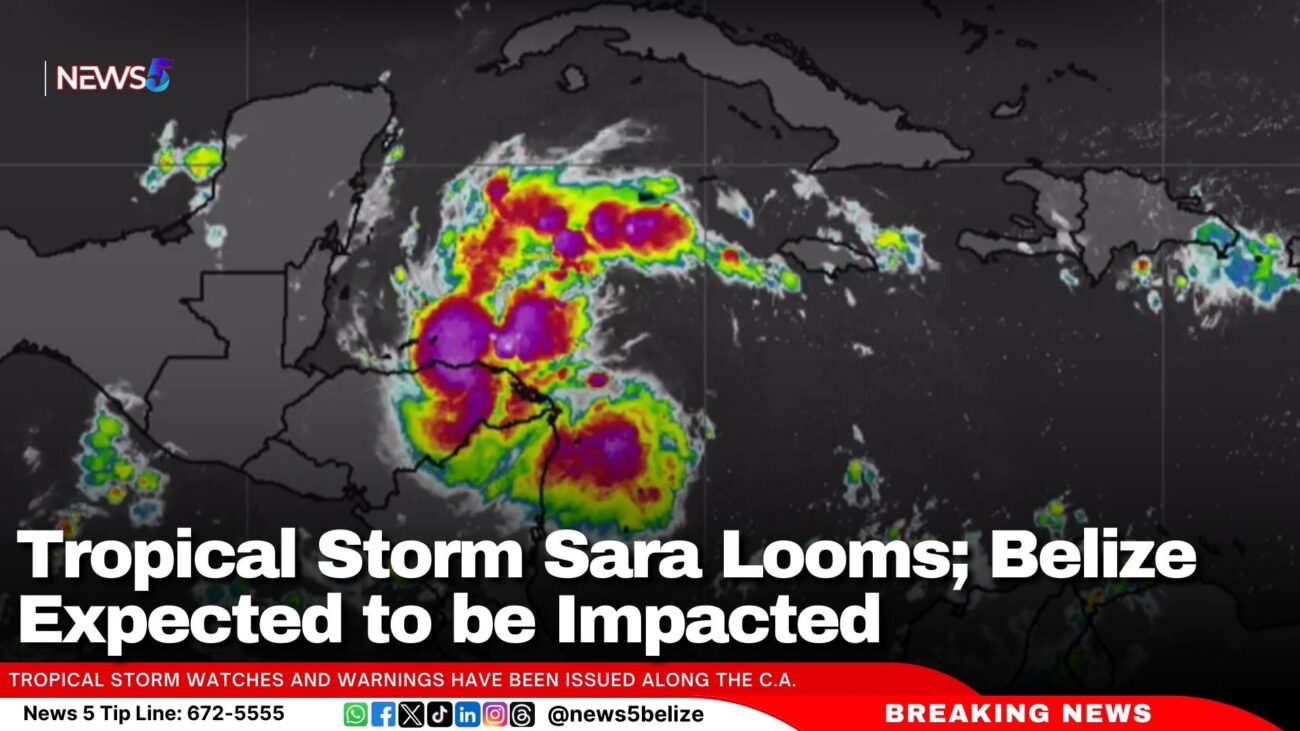 Tropical Storm Sara Looms; Belize Expected to be Impacted 