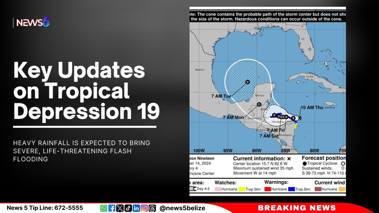 Key Updates on Tropical Depression 19