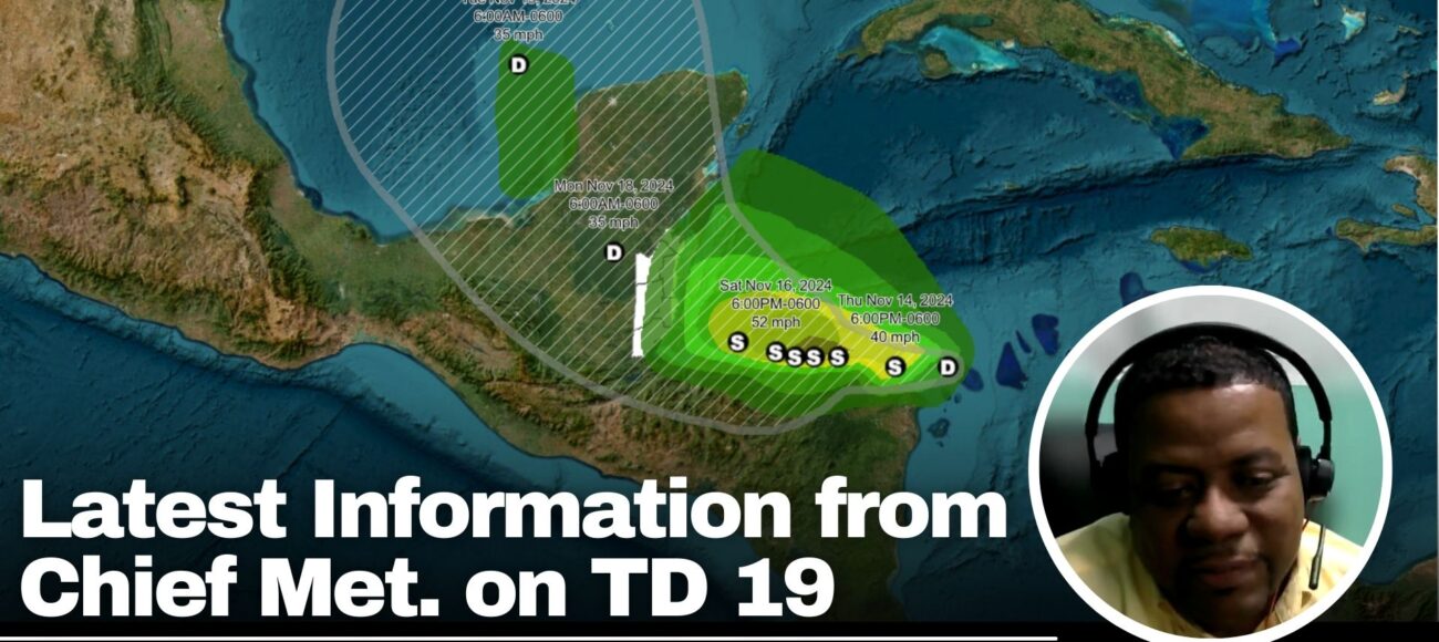 Latest Information from Chief Met. on TD 19 