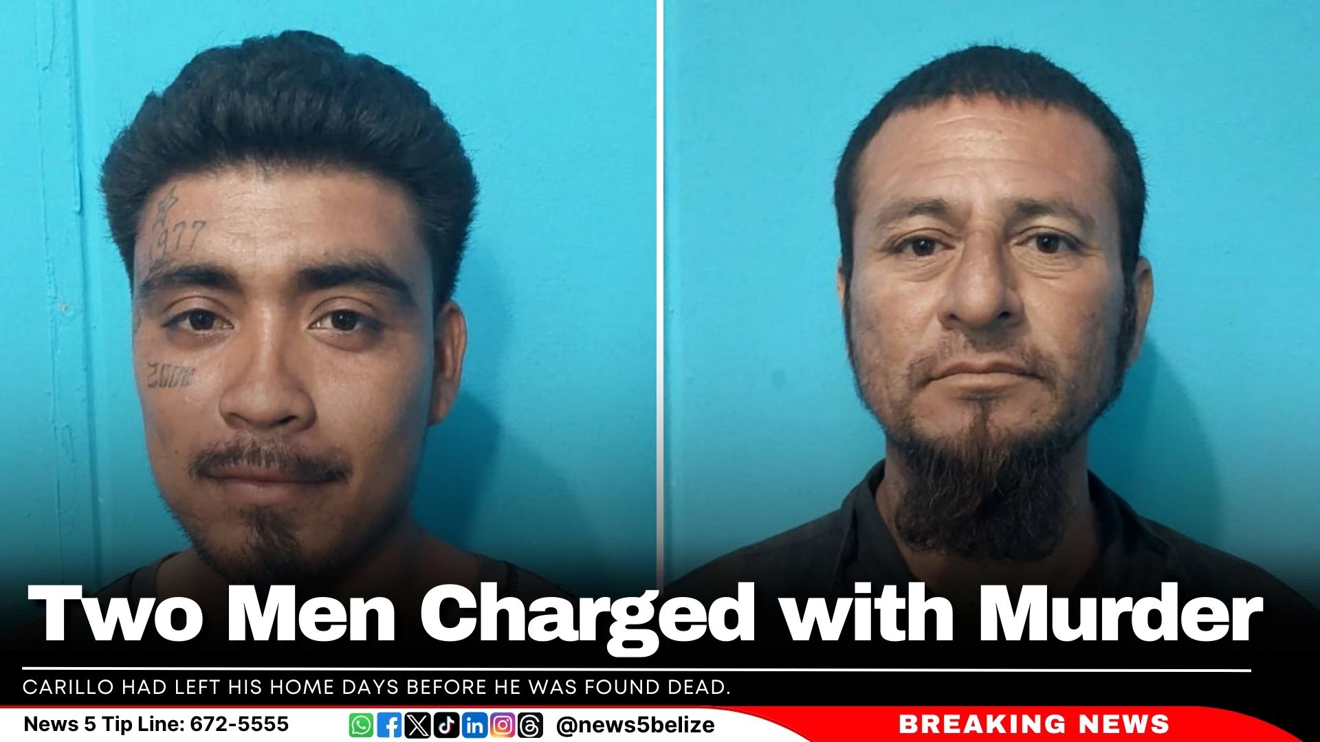 Two Men Charged with Murder