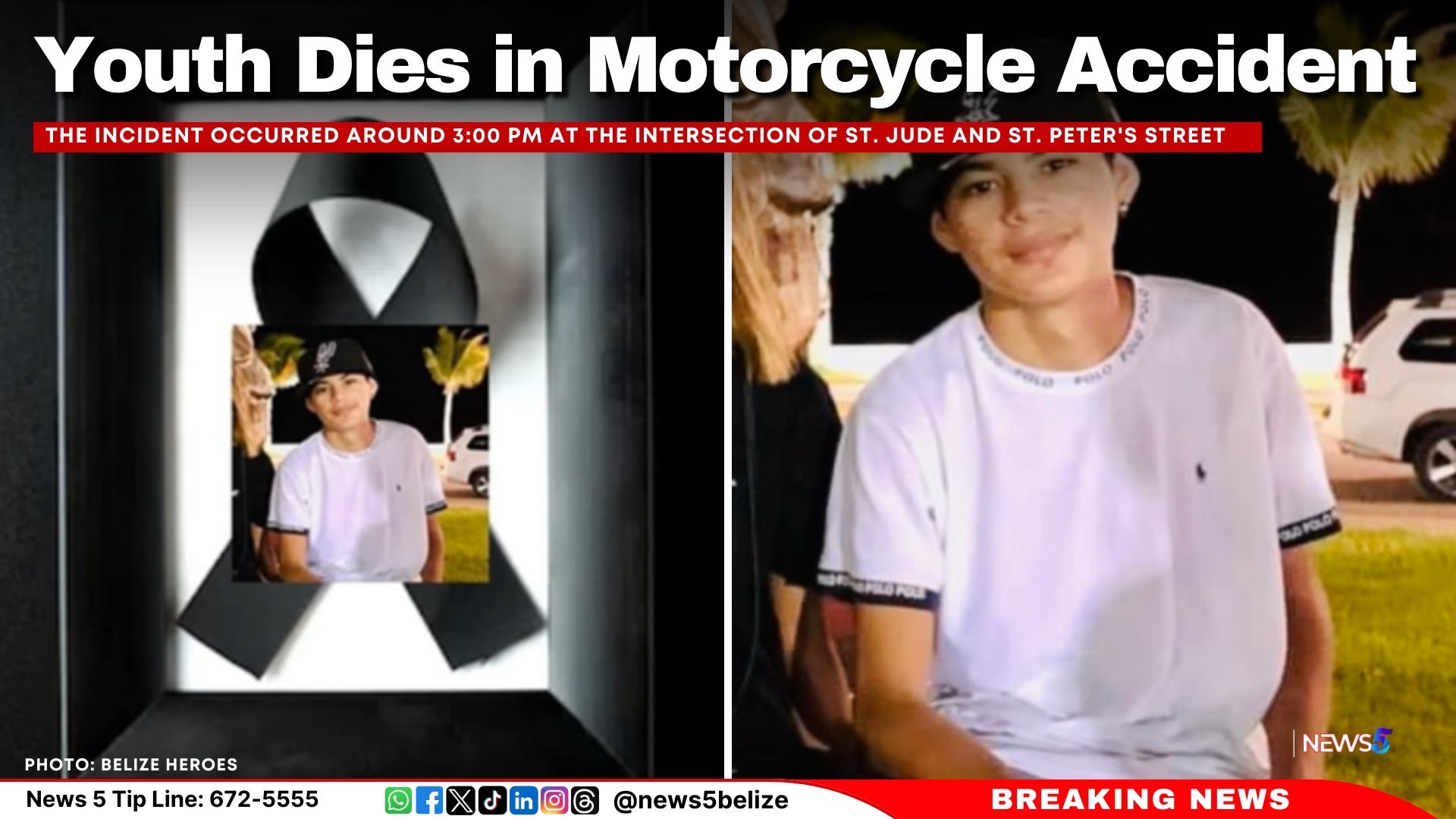 Youth Dies in Motorcycle Accident 