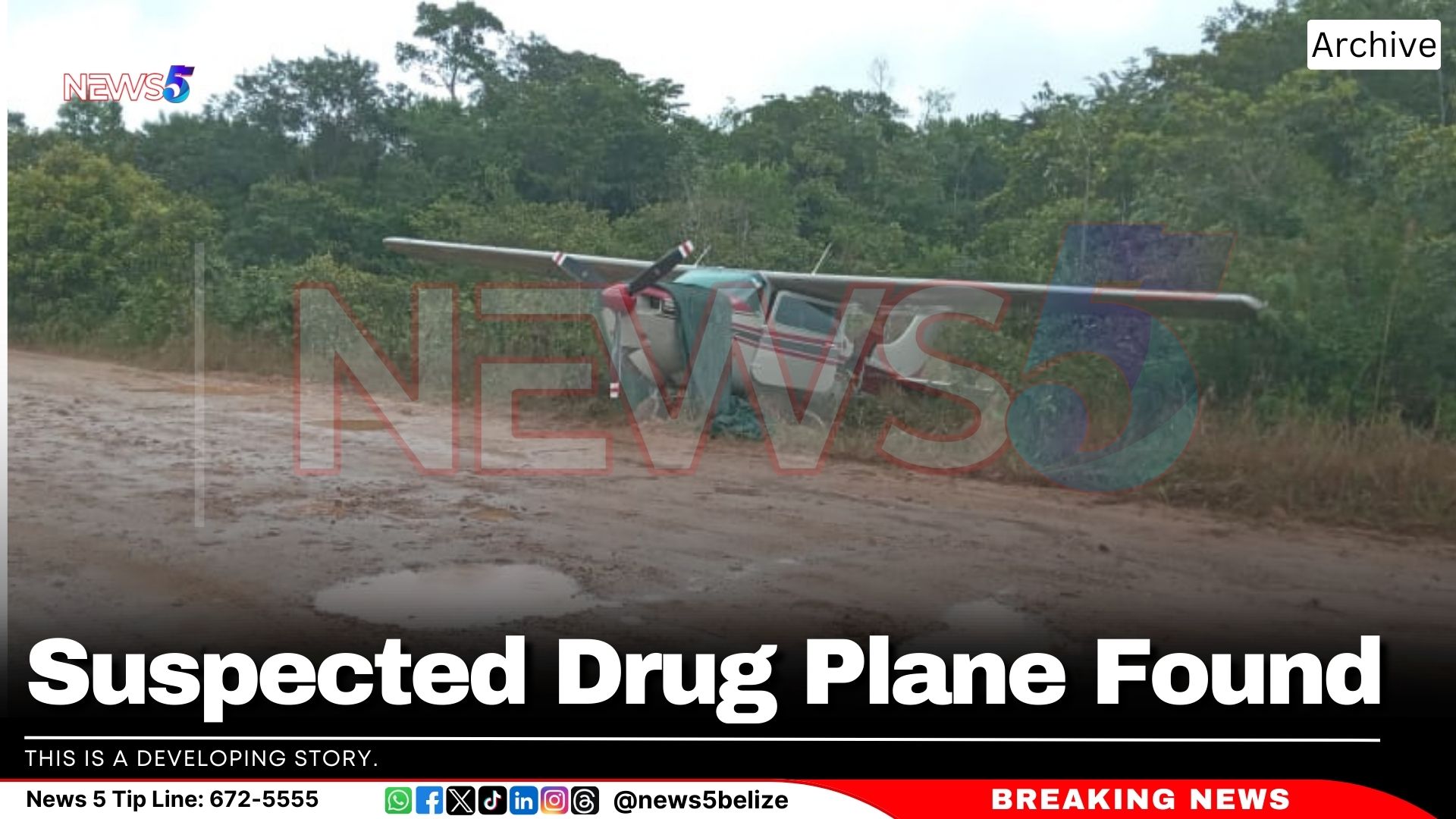 Suspected Drug Plane Found