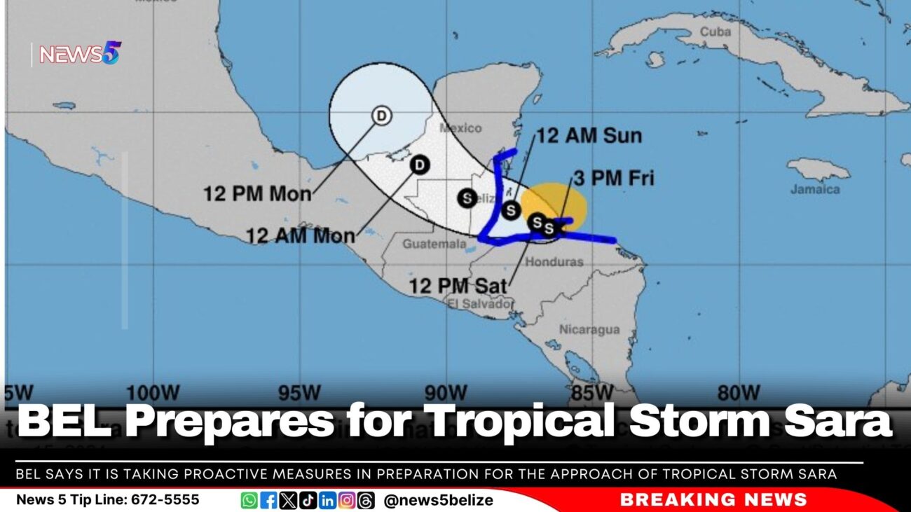 BEL Prepares for Tropical Storm Sara