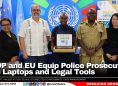 UNDP and EU Equip Police Prosecutors with Laptops and Legal Tools